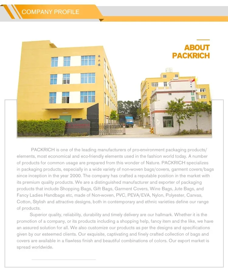 recycle fabric man suit bag